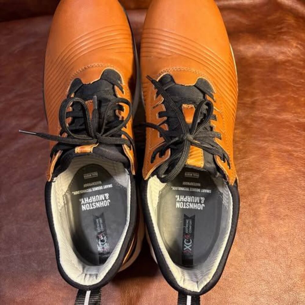 Johnston & Murphy XC4 TR1-Luxe Hybrid Leather Sneakers Brown - Size 10.5 - Picture 2 of 6